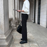 LMN Cent Half-Bendable Long Wide Slacks (3 colors)