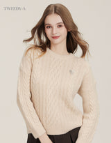 Willie Twisted Pullover Knit Top 4 Colors
