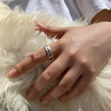 signature silver 925 sponsorship ring