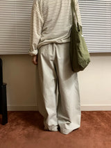 French wide pants