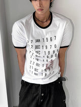 クロップドマッスルフィットアーカイブTシャツ