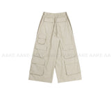 CURVED TRACK NYLON PANTS