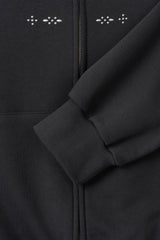 Mute Stud Crop Hoodie Zip-Up (4color) (No.1008)