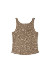 wrinkle top (brown)