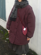 Urban volume round padded jacket