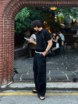 [Planning] LMN Texture Collar Short-Sleeved Knitwear (3 colors)