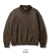 26SS★レイジーフィールド ピグメントカラー スウェットシャツ