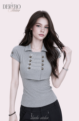 Musette Burton Layered Top