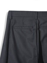 LMN ecto pintuck D-ring long wide slacks (2 colors)