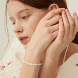 Mother of Pearl Heart Bracelet