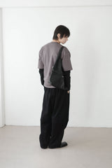 pocket hobo leather bag