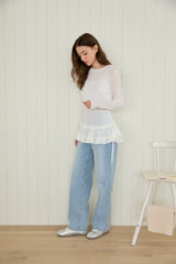 FLOW FRILL LAYERED TOP