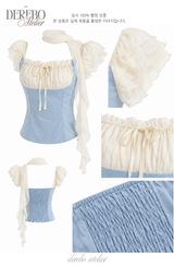 Charles chiffon scarf chiffon blouse