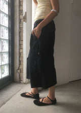 ZIPPER CARGO BERMUDA PANTS