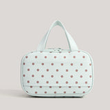 Green Mint Dot Travel Pouch Bag
