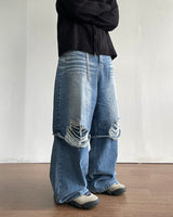 Alt Layered Denim Pants