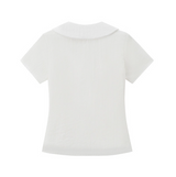 Lina Ribbon Collar Blouse