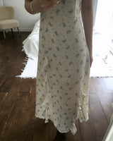 oat flower long dress