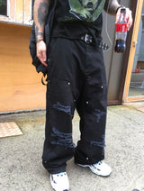 No.1813 damage DK cotton PT (3color)