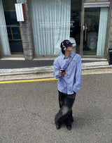 No.0848 RF ストライプシャツ (3color)