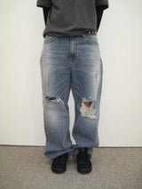 589 Asymmetric Damaged Pants