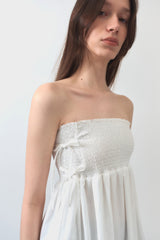 Smocking Skirt / White