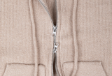 [Set-up]Risquare Two-Way Oversized Fit Hooded Zip-Up Knitwear 