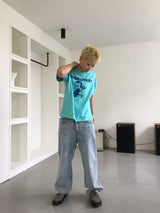 デビル クロップド ショートスリーブ Tシャツ (4c)