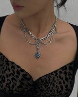 チェーンケープネックレスver.2/chain cape necklace Ver. 2