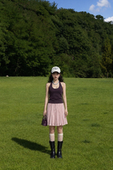 BLUSH PETAL SKIRT IN PINK
