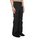 BEUTER® BLACK FLARE TROUSERS / BEUTER® ブラック フレアトラウザーズ