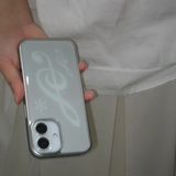 note Light Gray Silver Epoxy Case