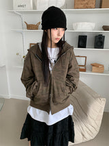 カモフラージュ2WAYスウェットフーディー (2C)