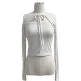 Lia Butterfly Bolero Team Strap Long Sleeve Tee (5 colors)