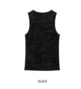26SS★ [PLAN MADE/MADE]アシッド ヘンリーネック ウォッシング スリーブレス