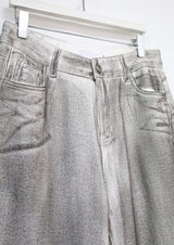 Black Spray Coated Jeans