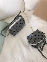 【即日発送】 Handy pouch (gray dot) 
