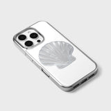 shell epoxy bumper case (silver frame)