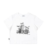 ファーエバーフレンドクロップ T シャツ (オフホワイト)
