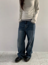 ソヤンデニムワイドパンツ