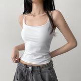 Slim Plain Color Sleeveless String Sleeveless (7 colors)