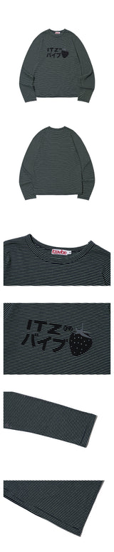STRAWBERRY LOGO LONG SLIM SLEEVE