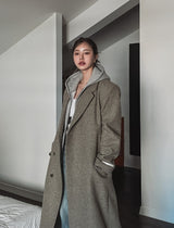 Oti Rivet Brushed Hood Zip Up