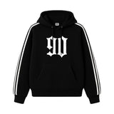 DIVISION 90 SPORTY TRACK OVER FIT HOODIE (3color)