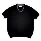 Mary V-neck Half Knit 