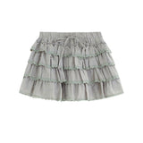 Merci Lace Tiered Frill Shorts 231633159