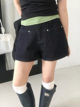 Rivet Pocket Denim A Pants (2c)