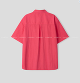  Wegner Nylon Pigment Overfit Short Sleeve Shirt