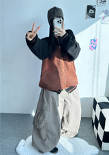 コットンカーゴバルーンパンツ🤎🤍🖤 - 3カラー