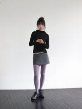 クラシックパッデドミニスカート (GREY)